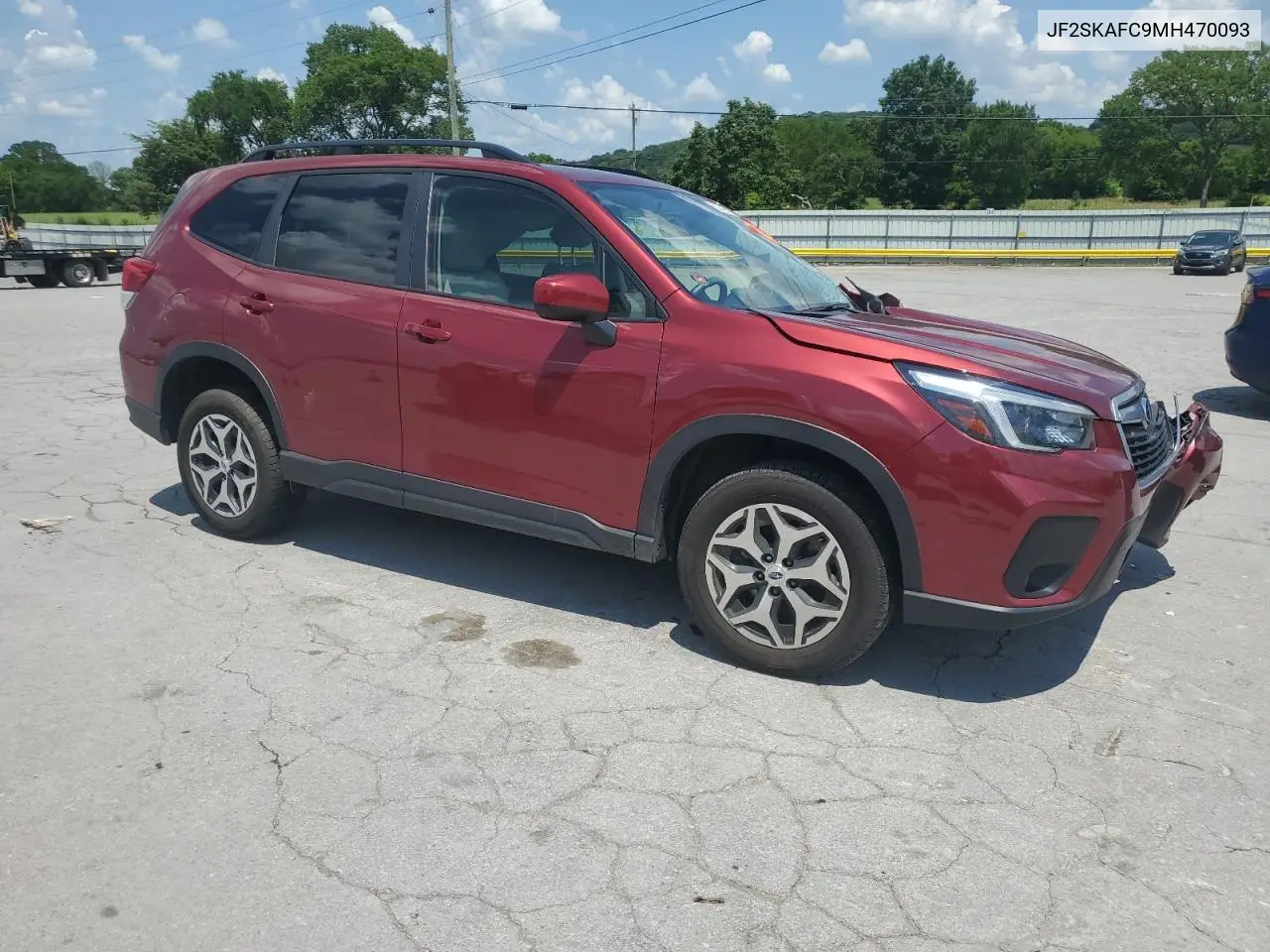 2021 Subaru Forester Premium VIN: JF2SKAFC9MH470093 Lot: 62142045