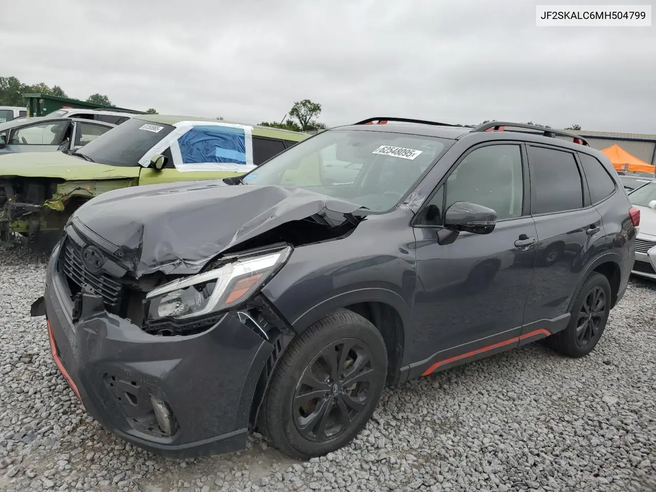 2021 Subaru Forester Sport VIN: JF2SKALC6MH504799 Lot: 62548095