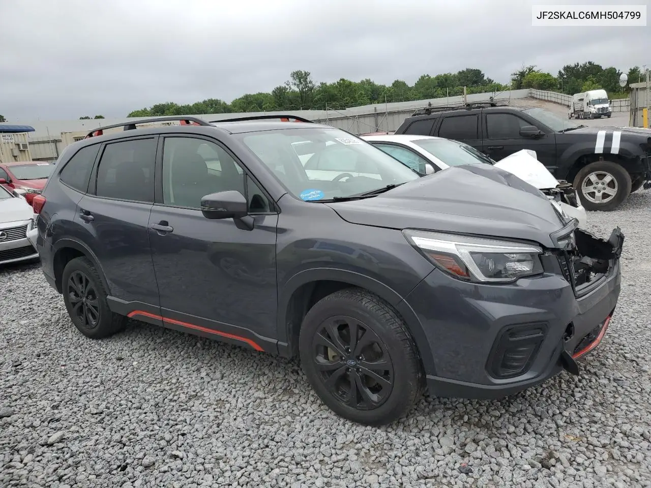 2021 Subaru Forester Sport VIN: JF2SKALC6MH504799 Lot: 62548095
