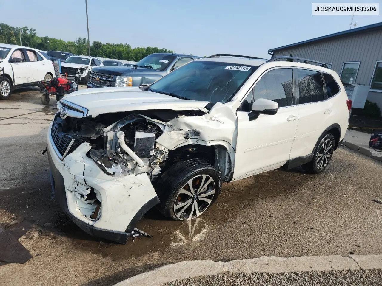 2021 Subaru Forester Limited VIN: JF2SKAUC9MH583206 Lot: 62763515