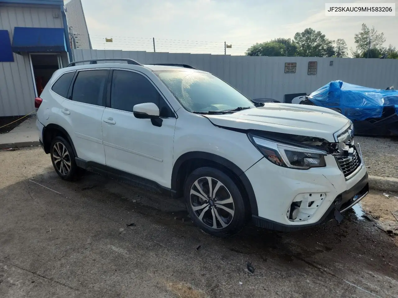 2021 Subaru Forester Limited VIN: JF2SKAUC9MH583206 Lot: 62763515