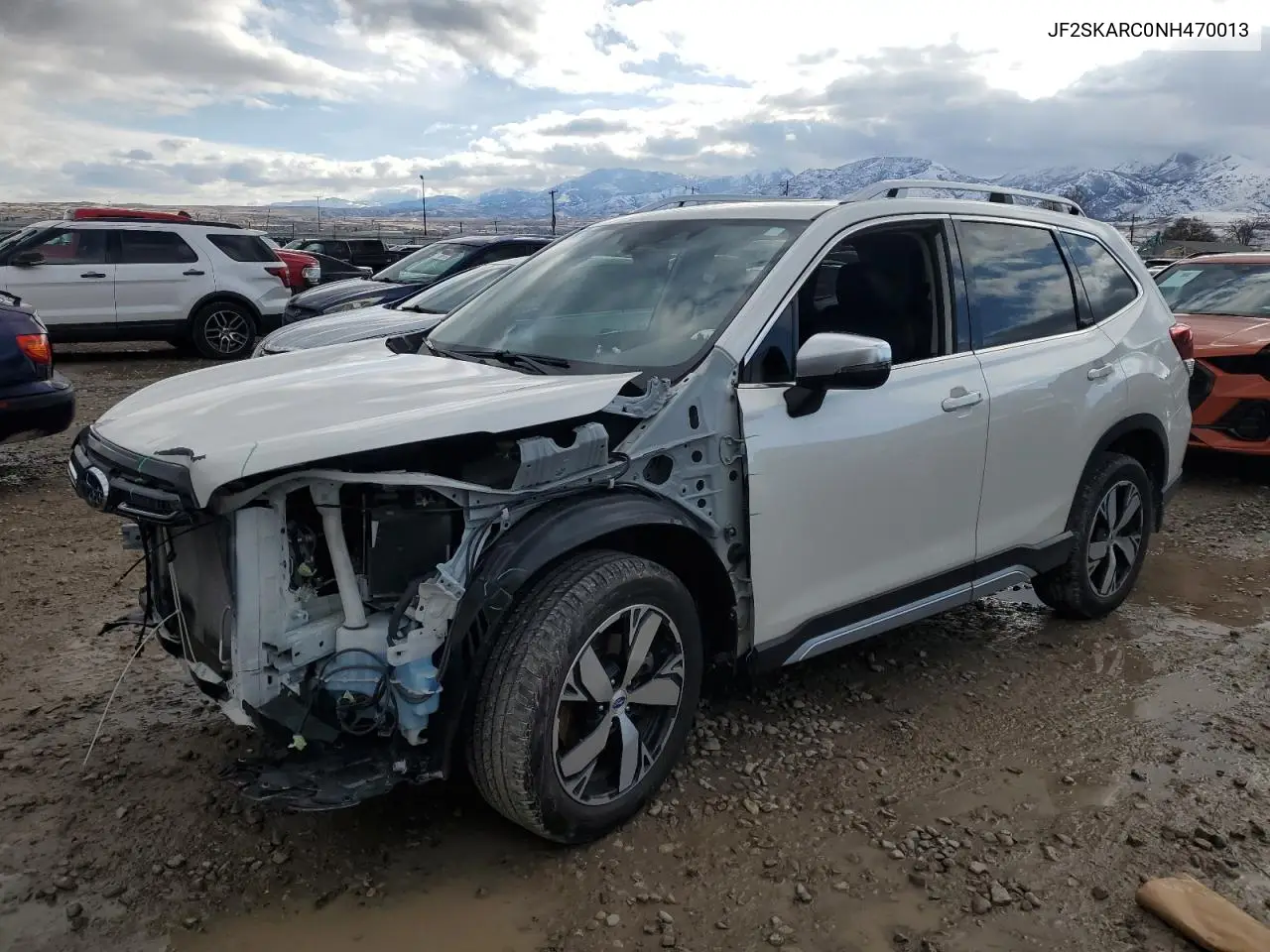 2022 Subaru Forester Touring VIN: JF2SKARC0NH470013 Lot: 48254455