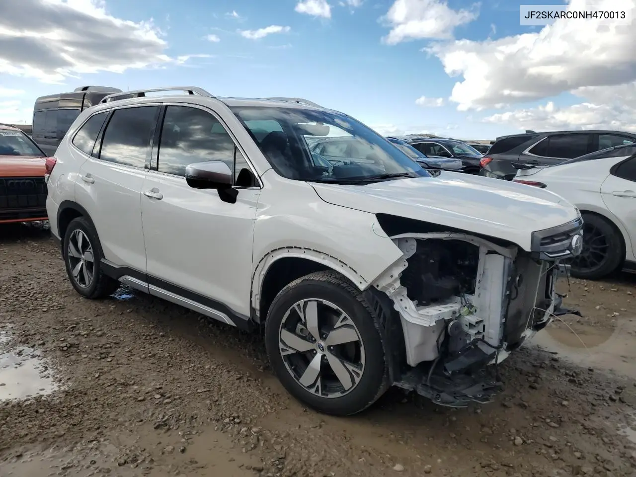 2022 Subaru Forester Touring VIN: JF2SKARC0NH470013 Lot: 48254455