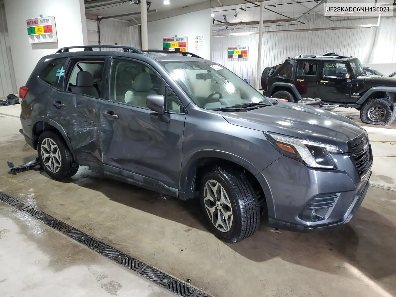 2022 Subaru Forester Premium VIN: JF2SKADC6NH436021 Lot: 54668505