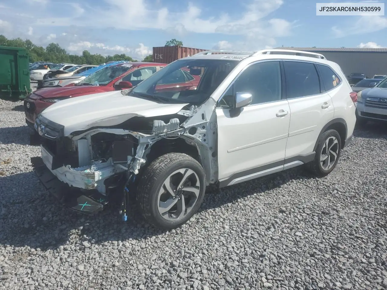 2022 Subaru Forester Touring VIN: JF2SKARC6NH530599 Lot: 55278035