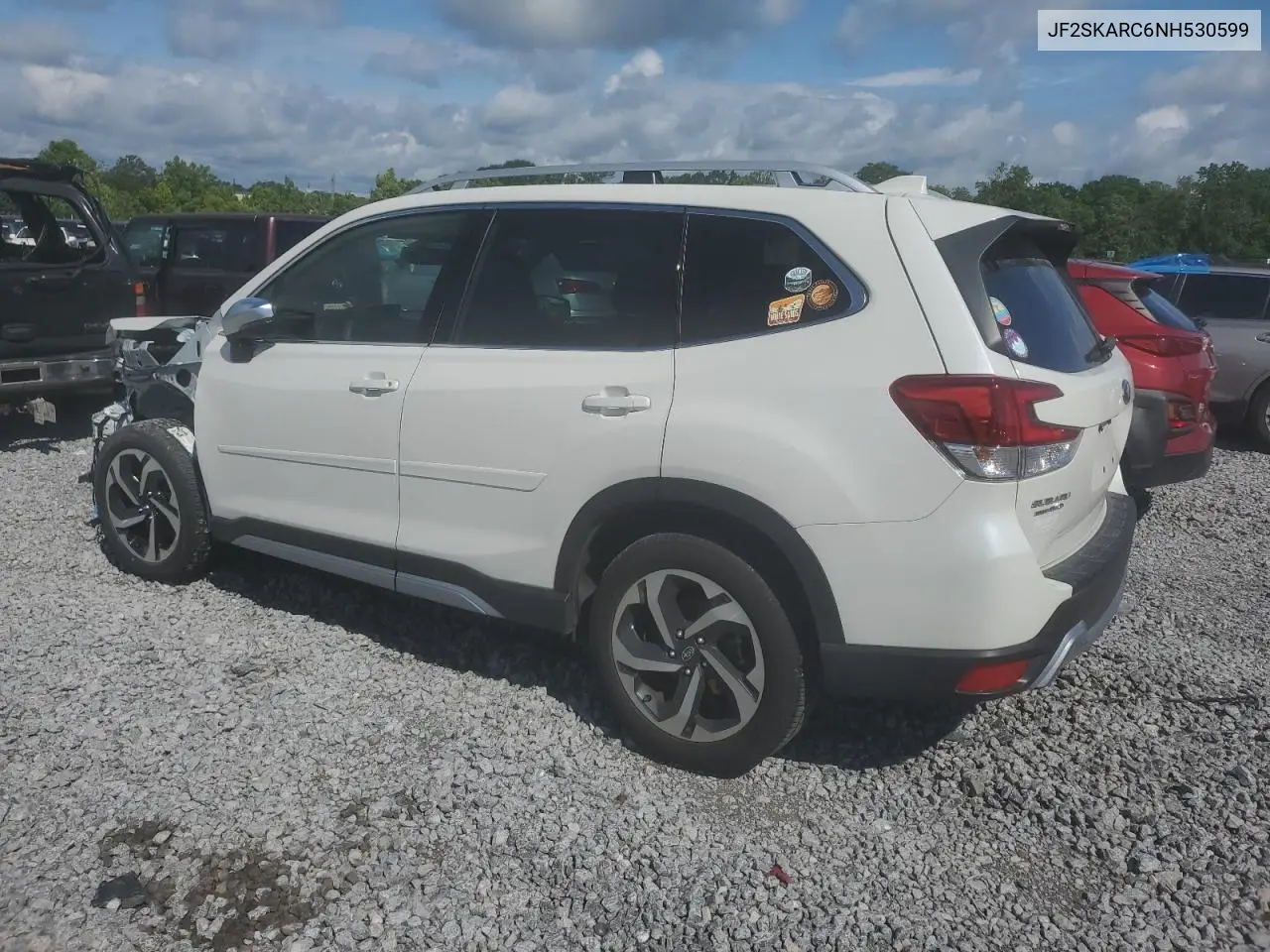 2022 Subaru Forester Touring VIN: JF2SKARC6NH530599 Lot: 55278035