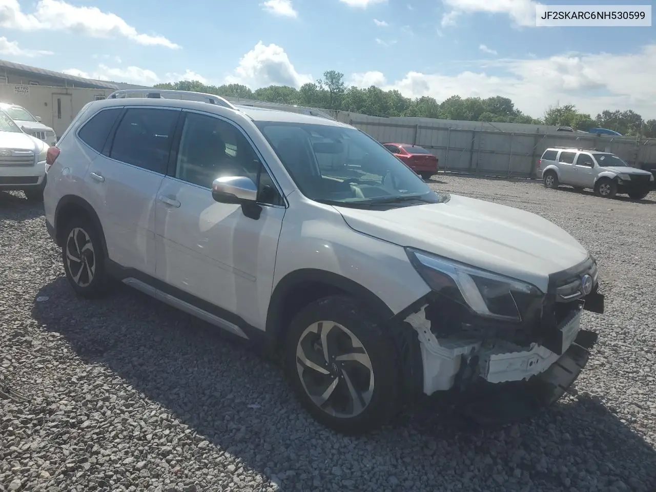 2022 Subaru Forester Touring VIN: JF2SKARC6NH530599 Lot: 55278035