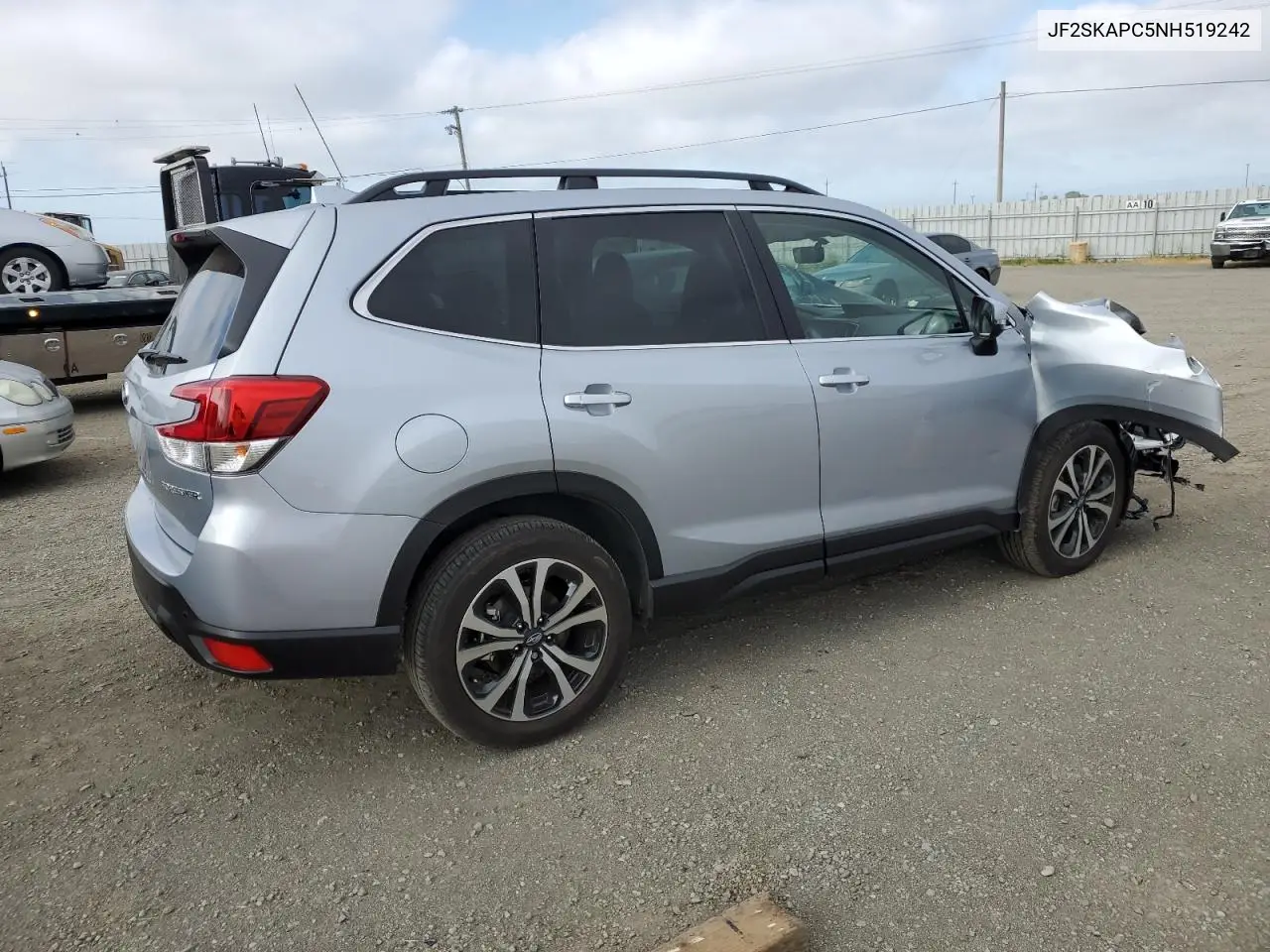 2022 Subaru Forester Limited VIN: JF2SKAPC5NH519242 Lot: 56510145
