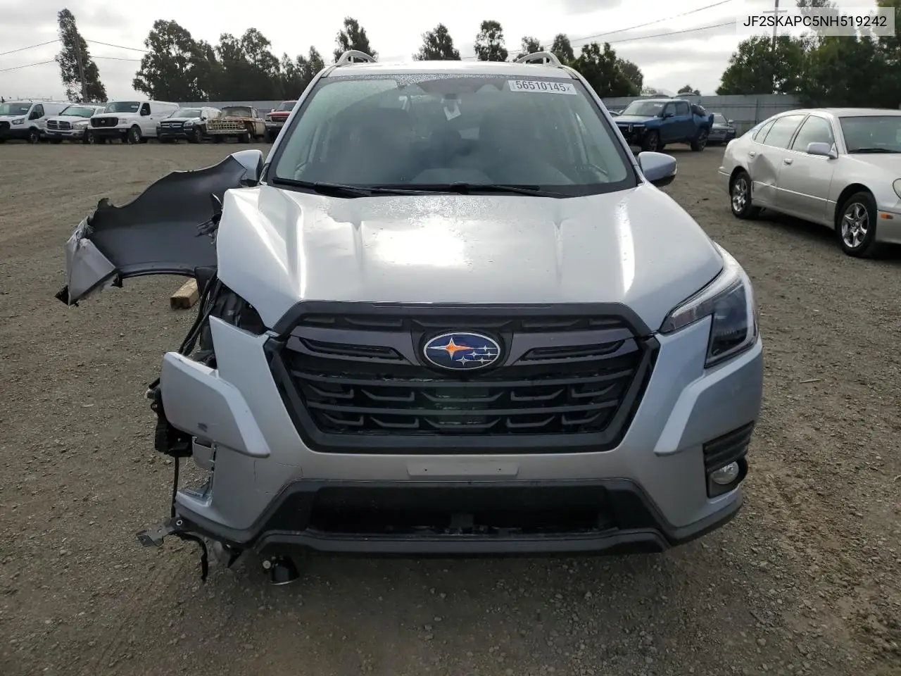 2022 Subaru Forester Limited VIN: JF2SKAPC5NH519242 Lot: 56510145