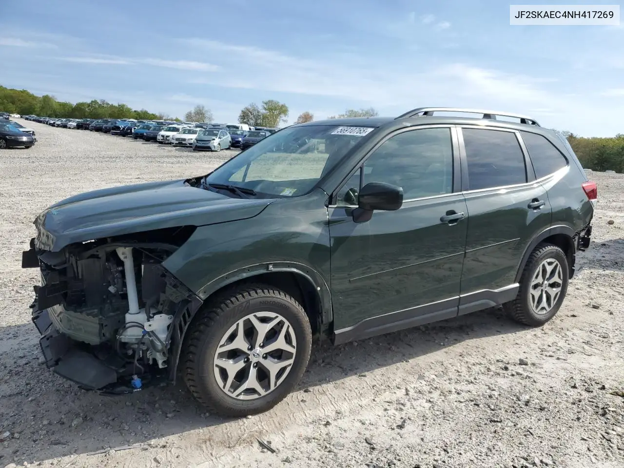 2022 Subaru Forester Premium VIN: JF2SKAEC4NH417269 Lot: 56910765