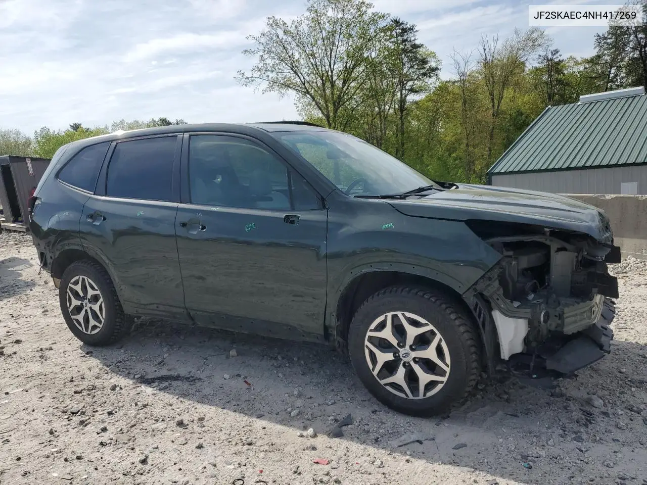 2022 Subaru Forester Premium VIN: JF2SKAEC4NH417269 Lot: 56910765