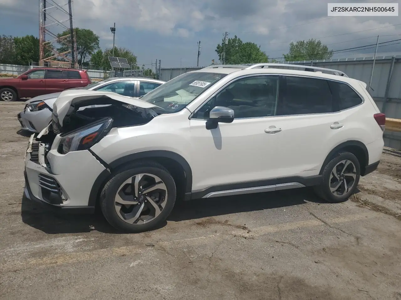 2022 Subaru Forester Touring VIN: JF2SKARC2NH500645 Lot: 56951905