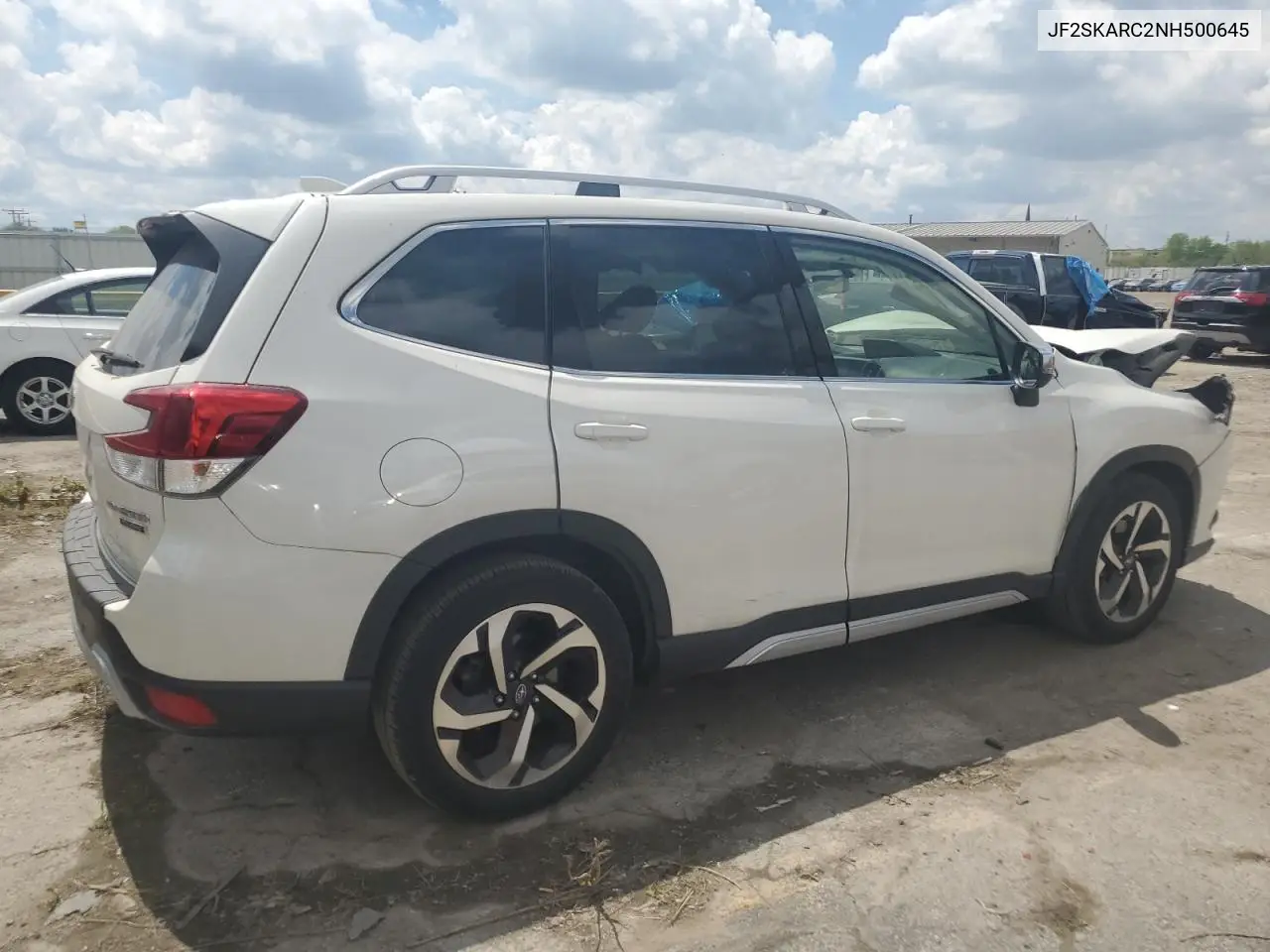 2022 Subaru Forester Touring VIN: JF2SKARC2NH500645 Lot: 56951905