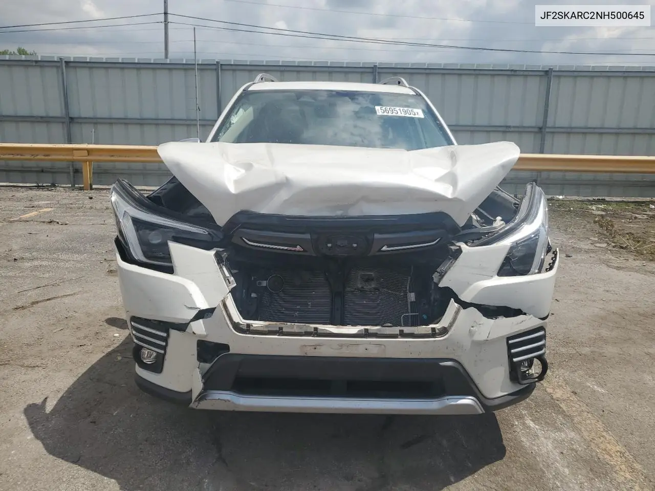 2022 Subaru Forester Touring VIN: JF2SKARC2NH500645 Lot: 56951905