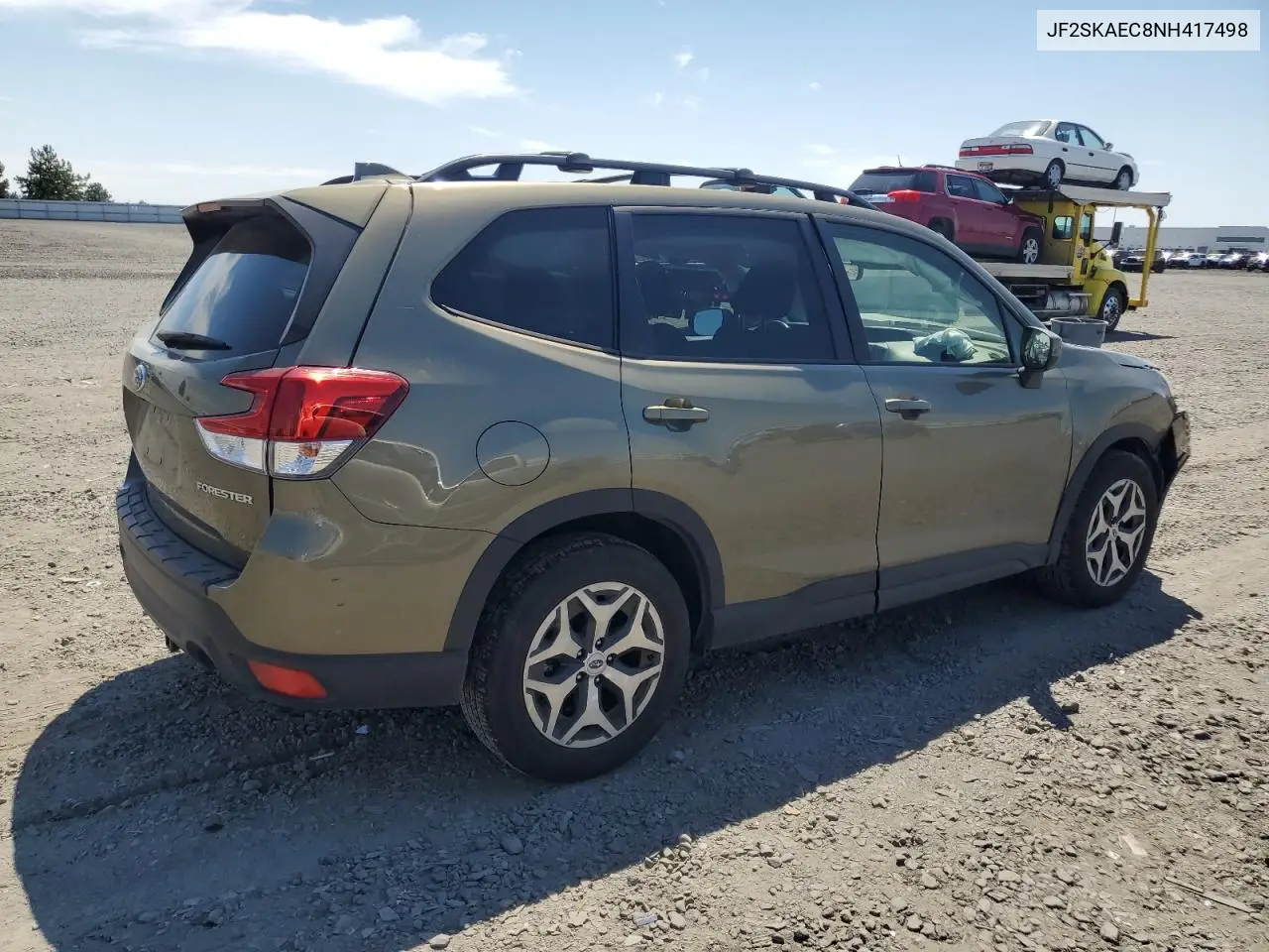 2022 Subaru Forester Premium VIN: JF2SKAEC8NH417498 Lot: 63147575