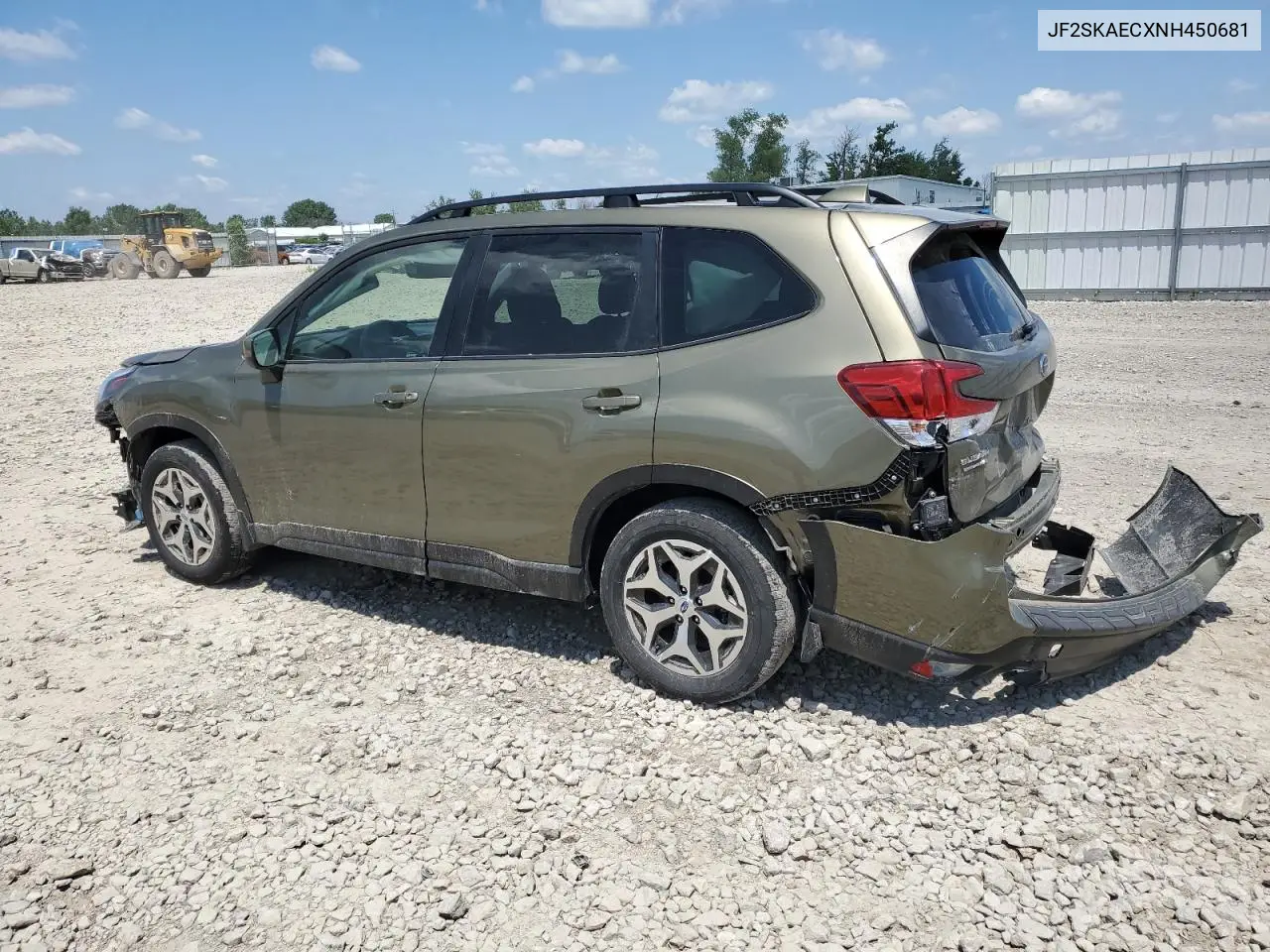 2022 Subaru Forester Premium VIN: JF2SKAECXNH450681 Lot: 63240715