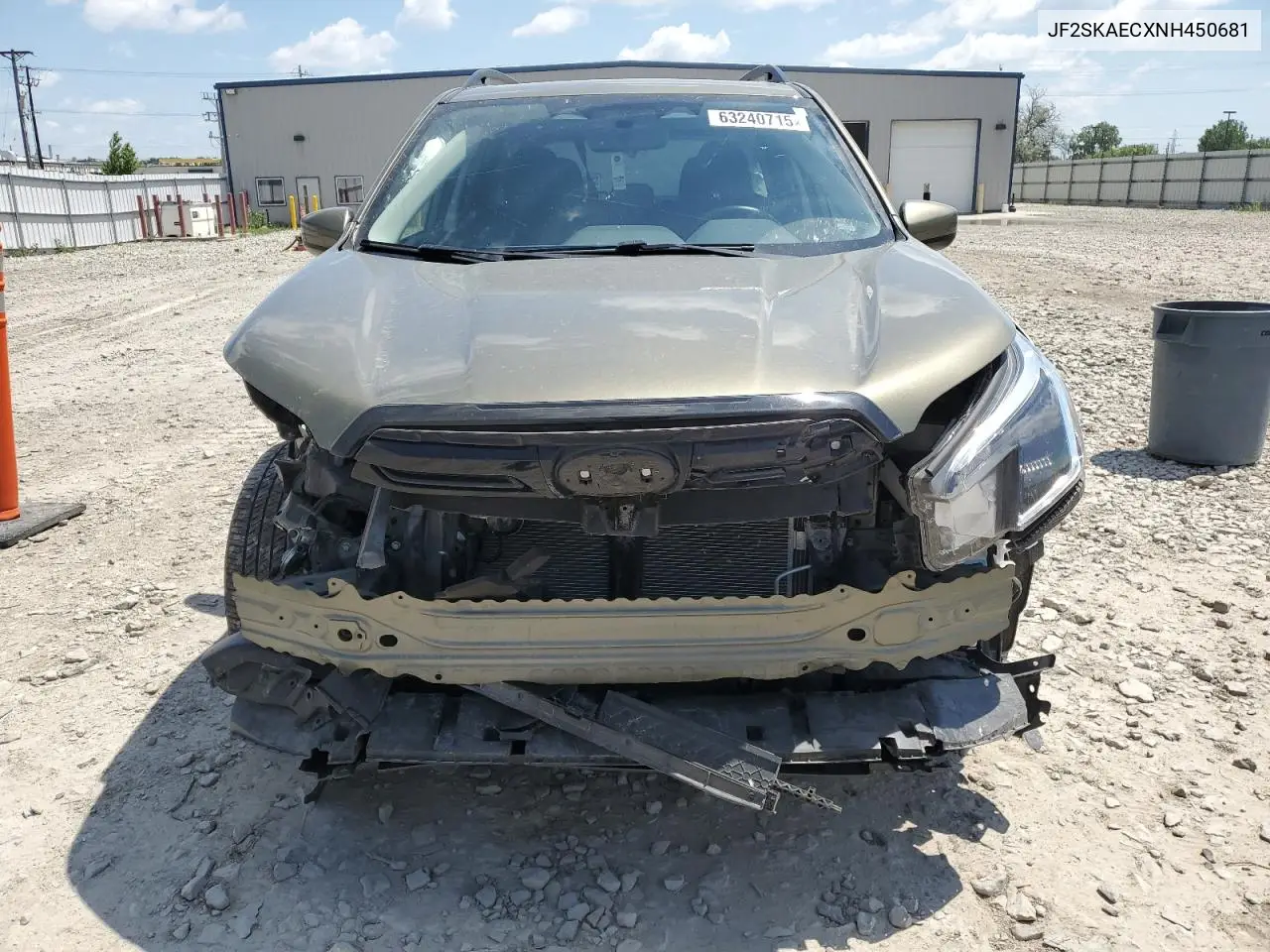 2022 Subaru Forester Premium VIN: JF2SKAECXNH450681 Lot: 63240715