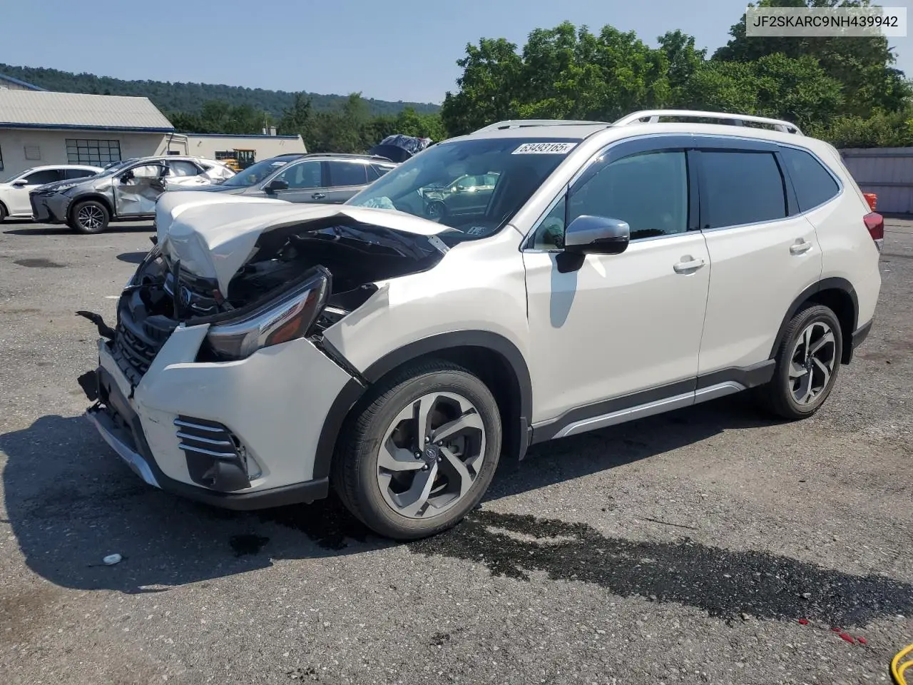 2022 Subaru Forester Touring VIN: JF2SKARC9NH439942 Lot: 63493165