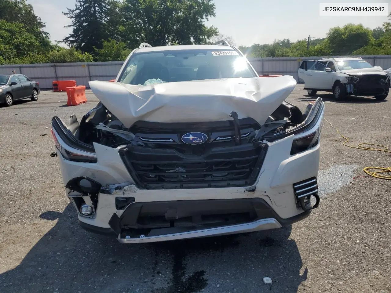 2022 Subaru Forester Touring VIN: JF2SKARC9NH439942 Lot: 63493165