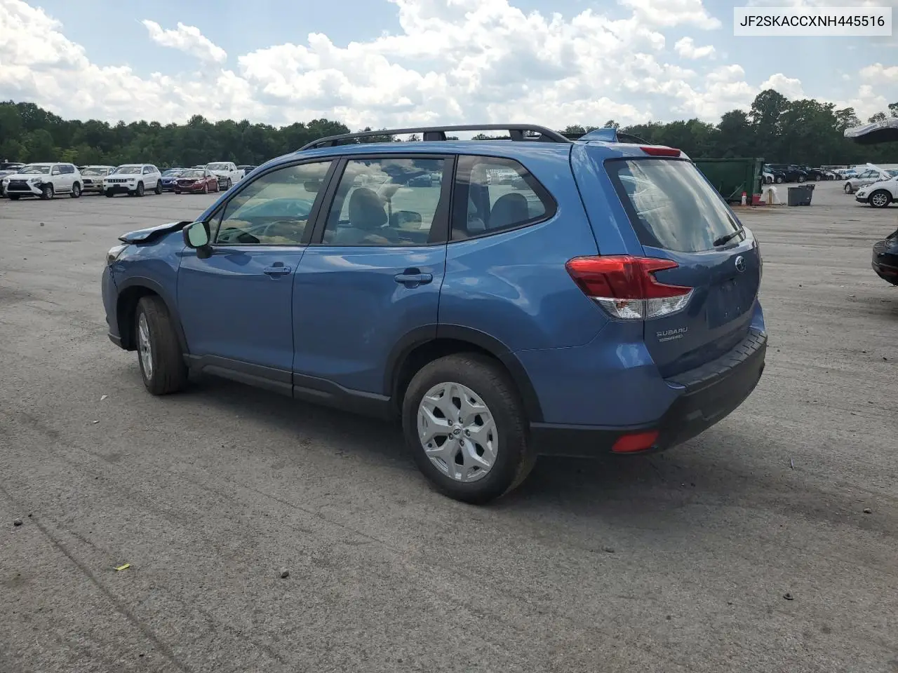 2022 Subaru Forester VIN: JF2SKACCXNH445516 Lot: 63581805