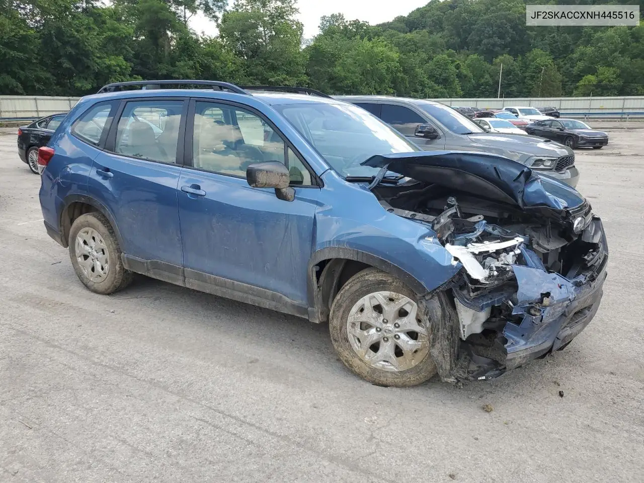 2022 Subaru Forester VIN: JF2SKACCXNH445516 Lot: 63581805