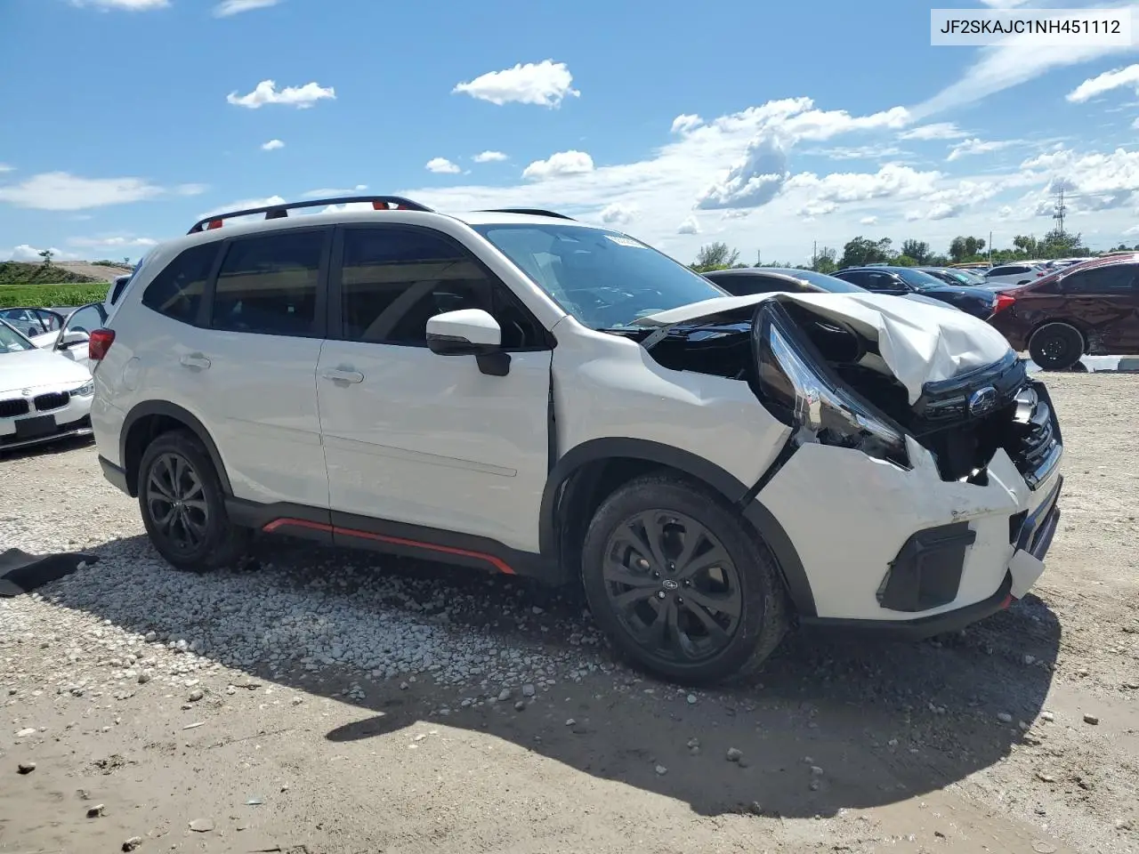 2022 Subaru Forester Sport VIN: JF2SKAJC1NH451112 Lot: 65535805