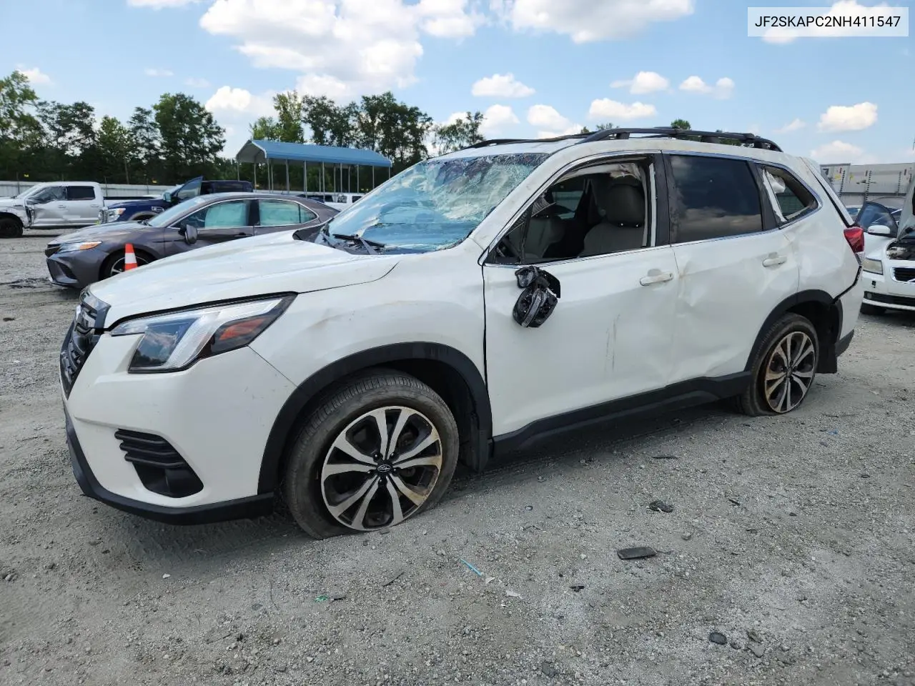 2022 Subaru Forester Limited VIN: JF2SKAPC2NH411547 Lot: 65877785