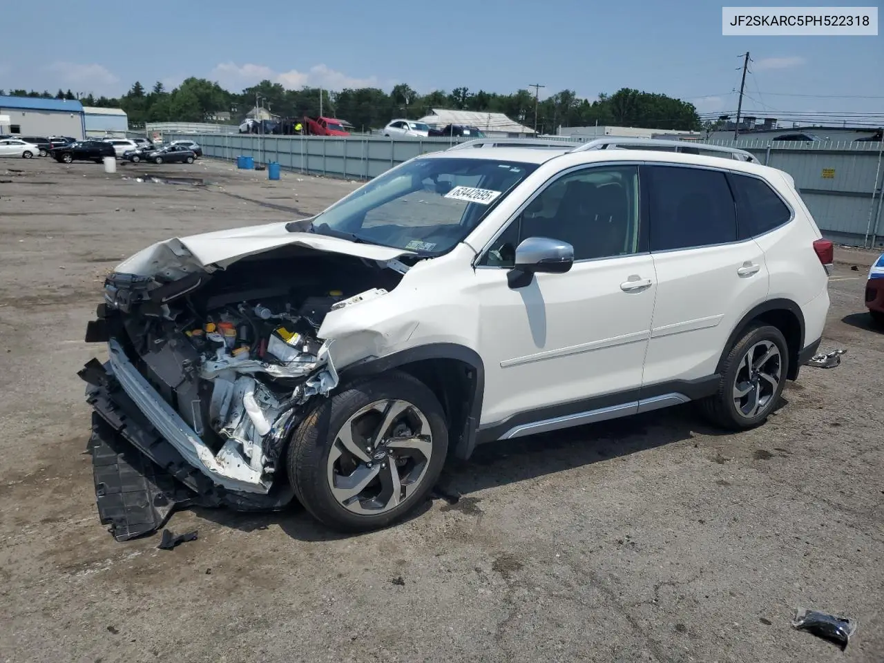 2023 Subaru Forester Touring VIN: JF2SKARC5PH522318 Lot: 63442695