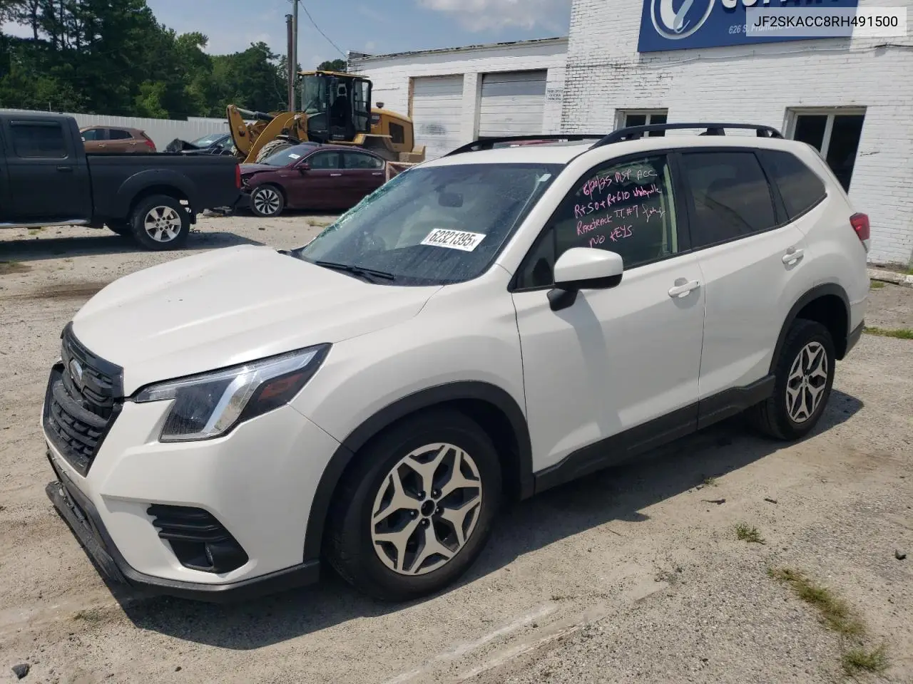 2024 Subaru Forester Premium VIN: JF2SKACC8RH491500 Lot: 62321395