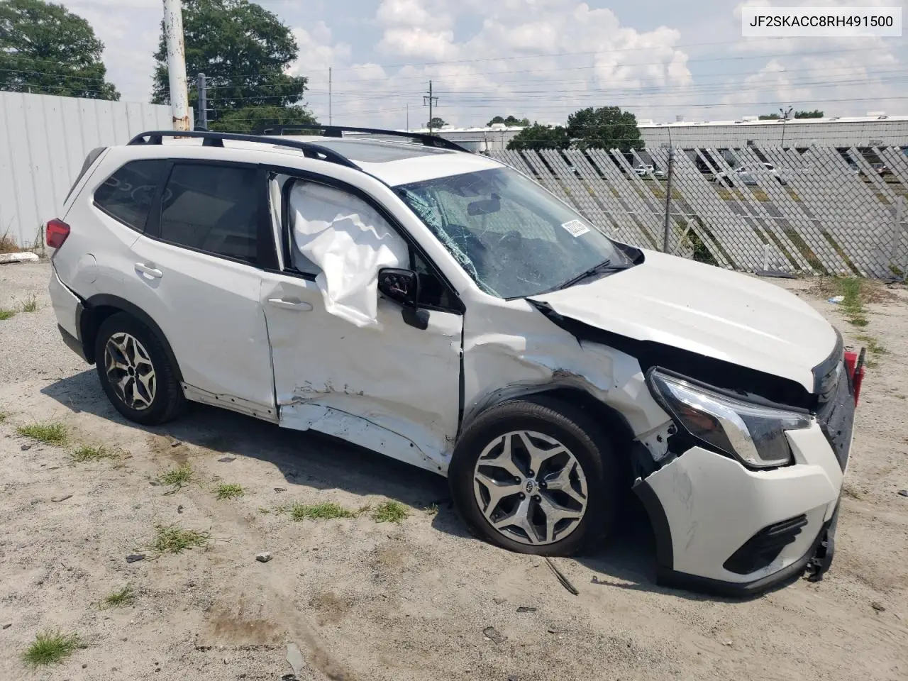 2024 Subaru Forester Premium VIN: JF2SKACC8RH491500 Lot: 62321395