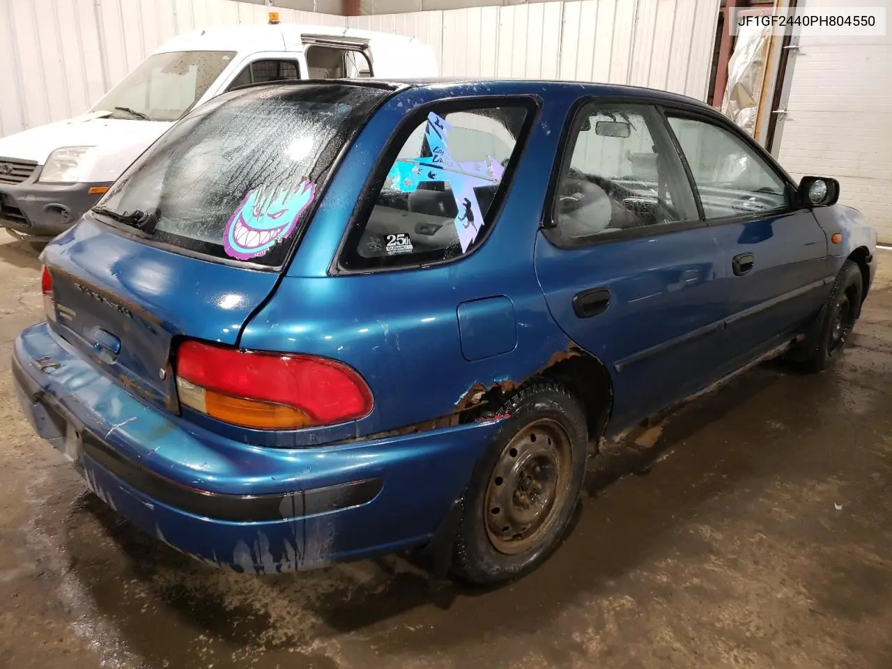 1993 Subaru Impreza L Plus VIN: JF1GF2440PH804550 Lot: 55350985