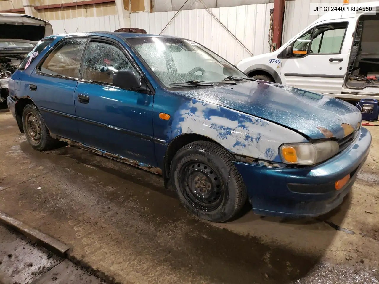 1993 Subaru Impreza L Plus VIN: JF1GF2440PH804550 Lot: 55350985