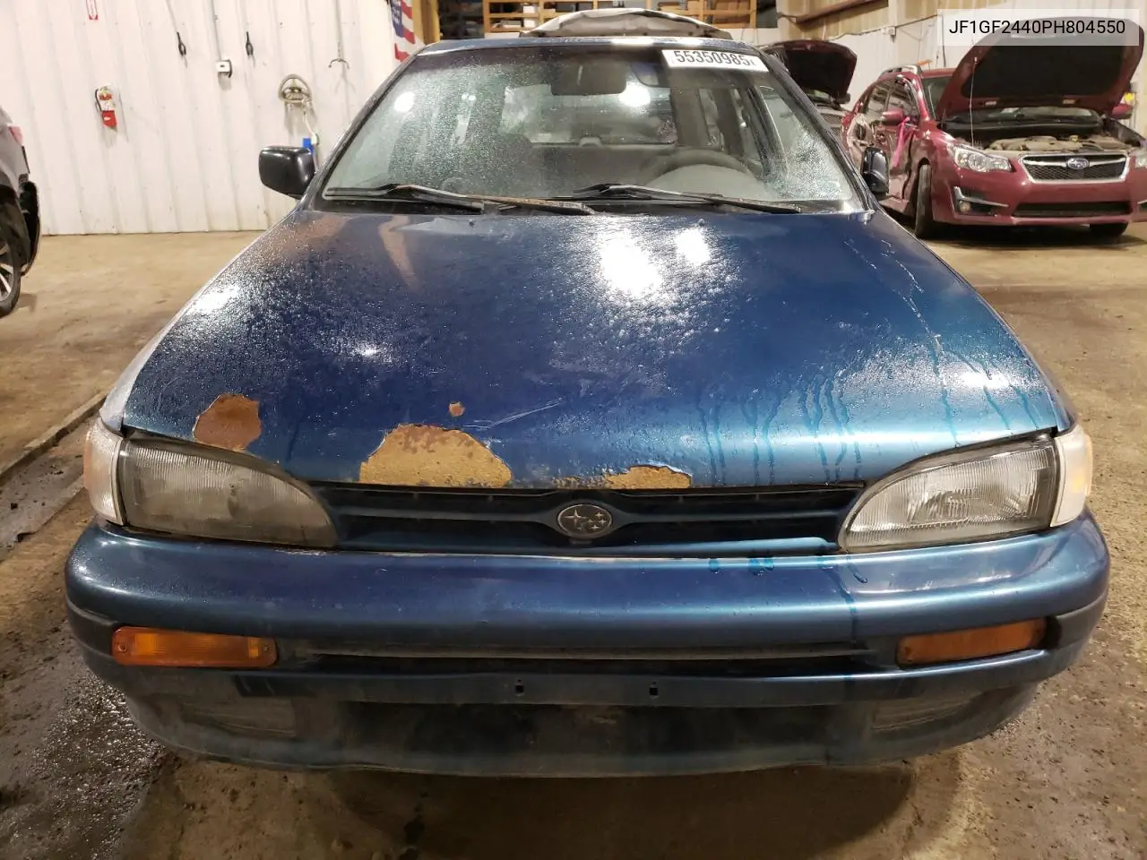 1993 Subaru Impreza L Plus VIN: JF1GF2440PH804550 Lot: 55350985