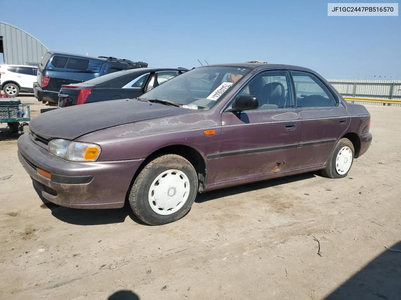 1993 Subaru Impreza L Plus VIN: JF1GC2447PB516570 Lot: 75440844