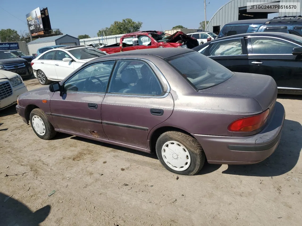 1993 Subaru Impreza L Plus VIN: JF1GC2447PB516570 Lot: 75440844