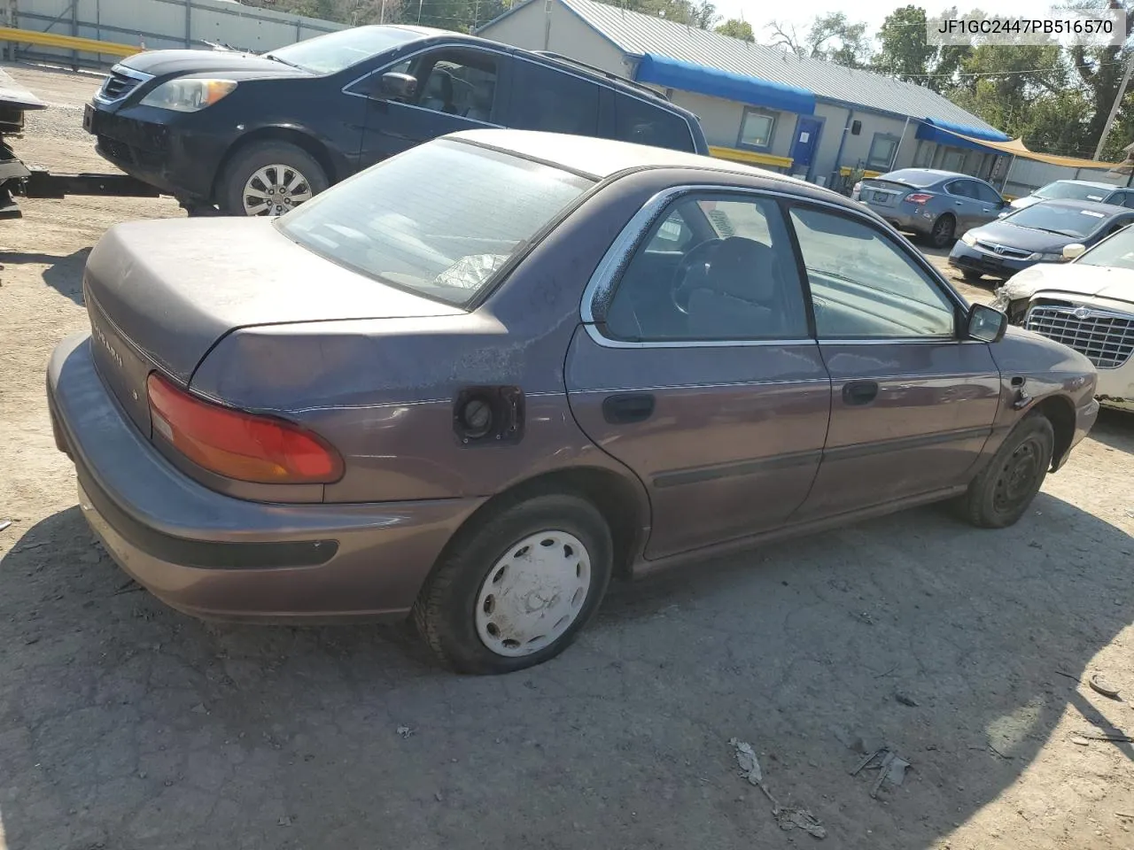 1993 Subaru Impreza L Plus VIN: JF1GC2447PB516570 Lot: 75440844