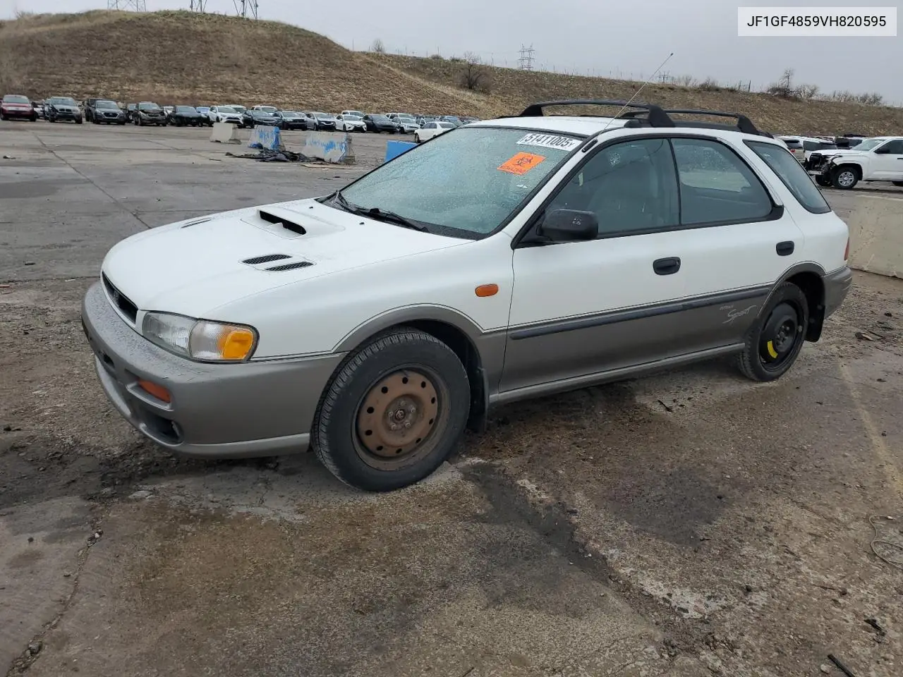 1997 Subaru Impreza Outback VIN: JF1GF4859VH820595 Lot: 51411005