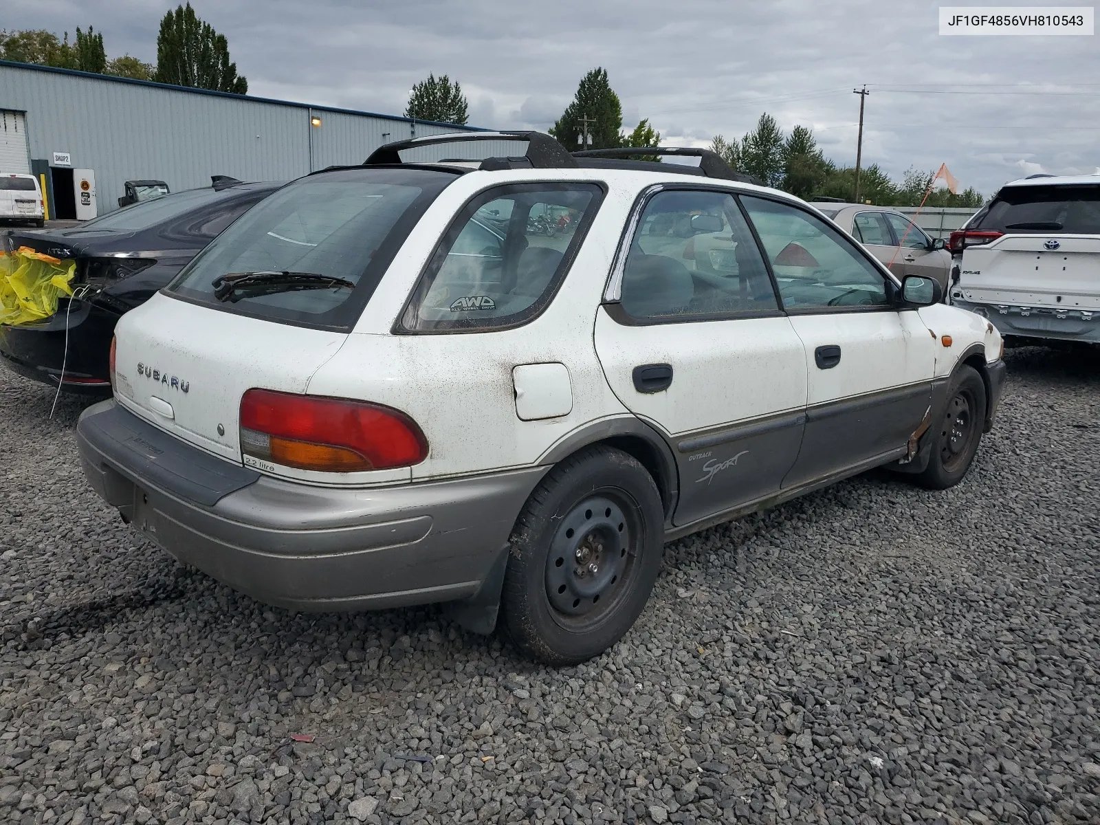 1997 Subaru Impreza Outback VIN: JF1GF4856VH810543 Lot: 68578314