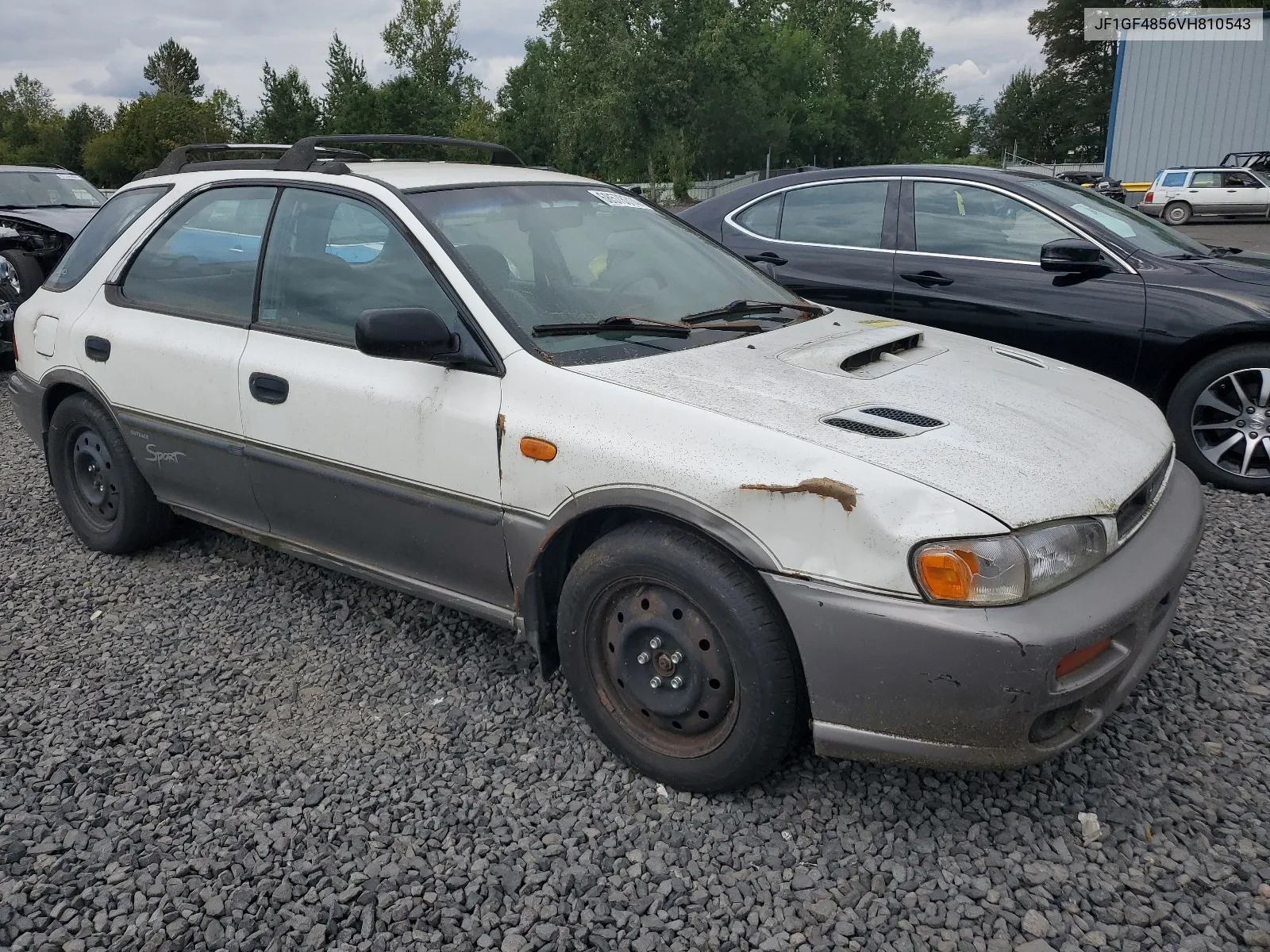 1997 Subaru Impreza Outback VIN: JF1GF4856VH810543 Lot: 68578314