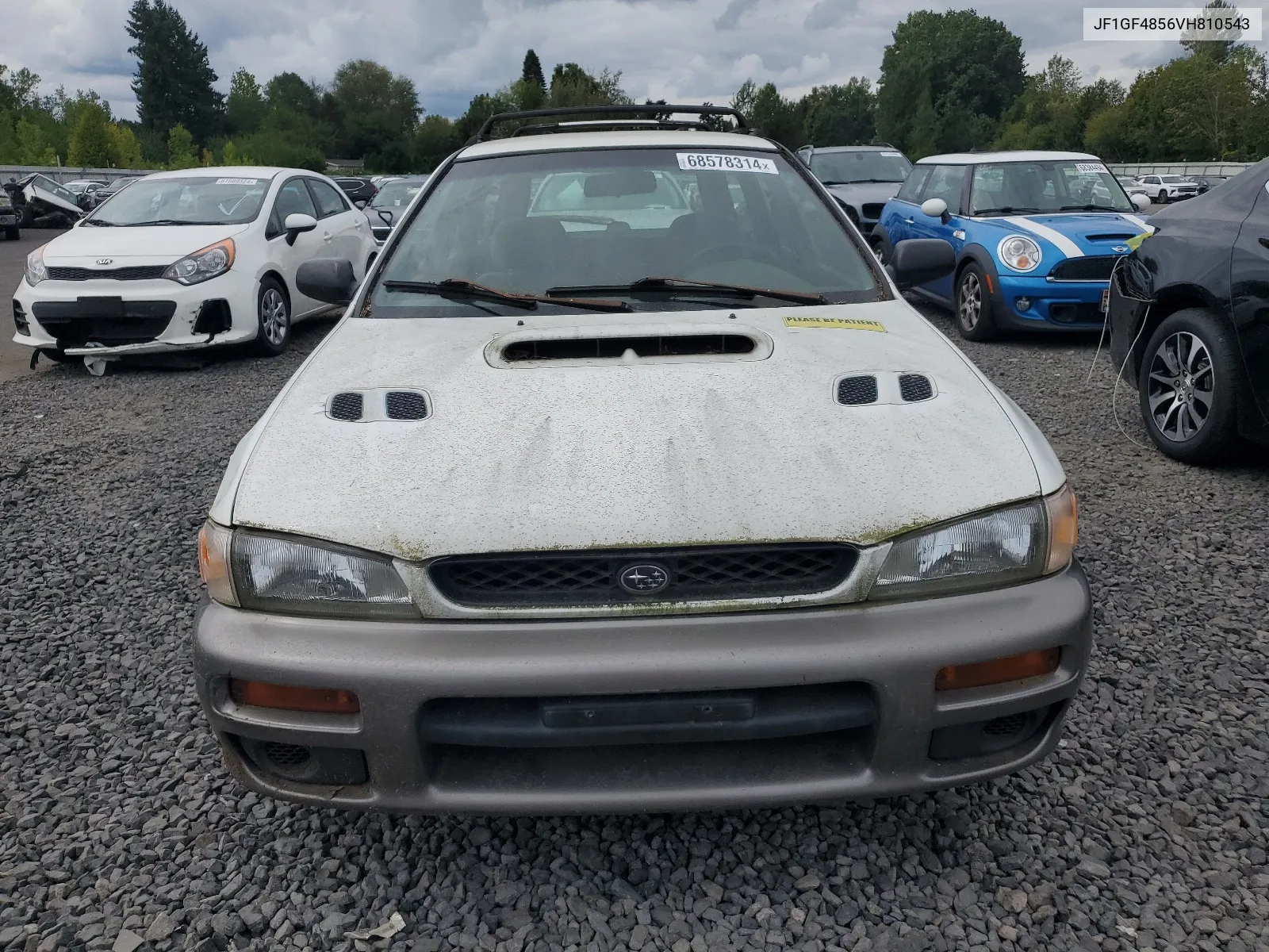 1997 Subaru Impreza Outback VIN: JF1GF4856VH810543 Lot: 68578314