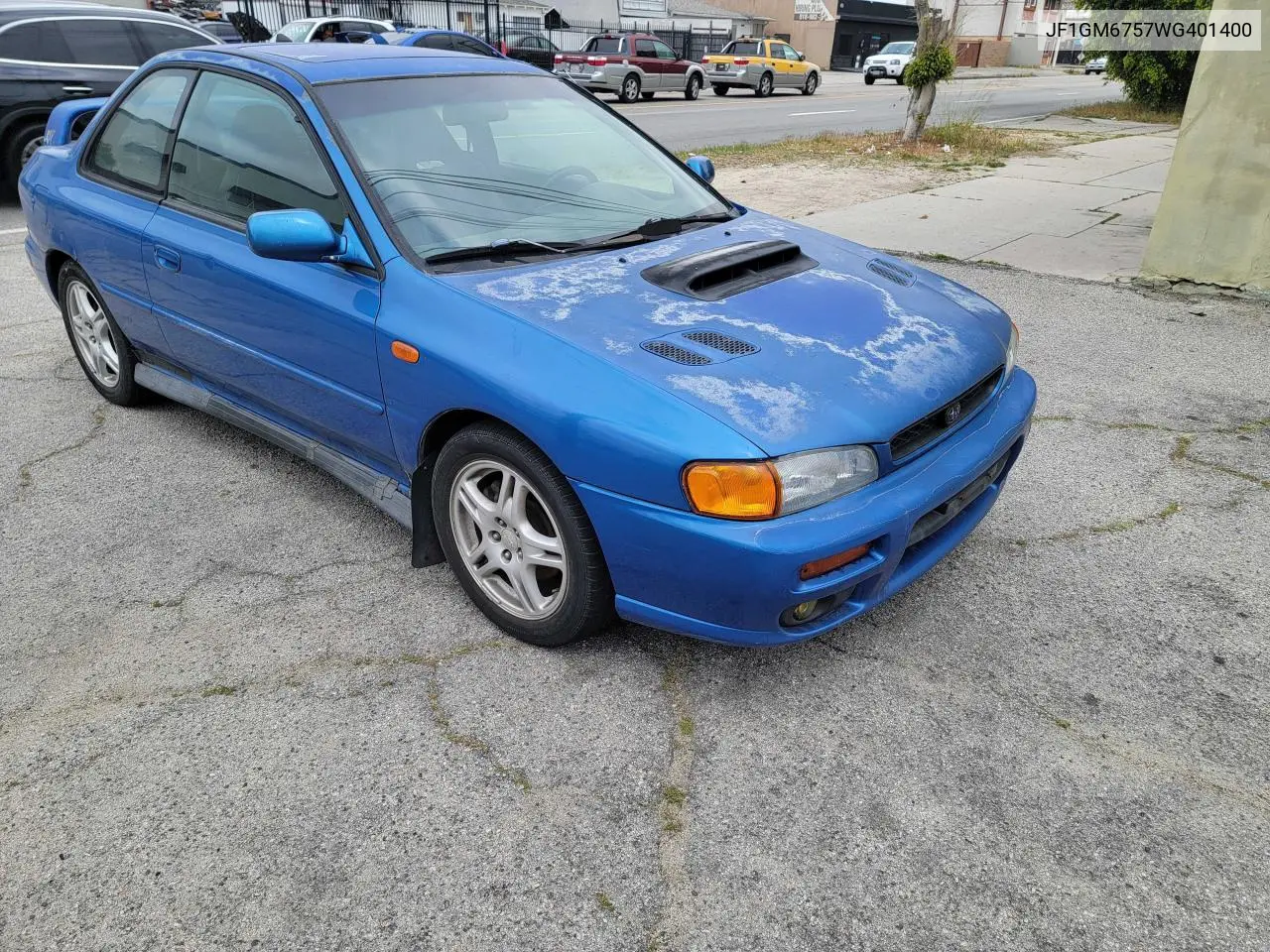 1998 Subaru Impreza Rs VIN: JF1GM6757WG401400 Lot: 56074165