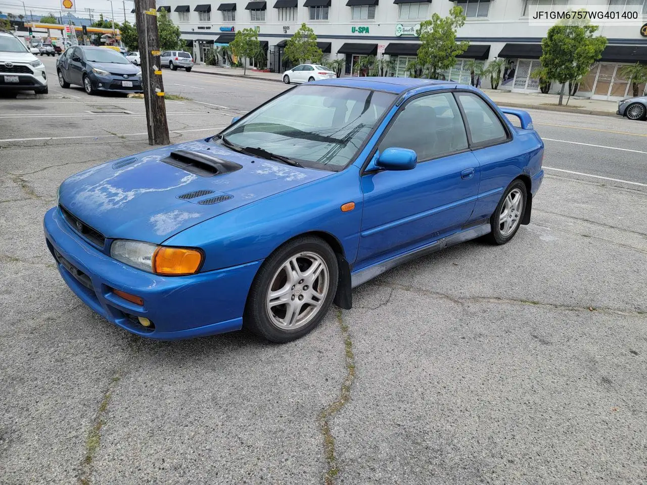 1998 Subaru Impreza Rs VIN: JF1GM6757WG401400 Lot: 56074165