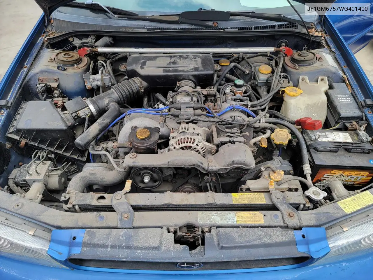 1998 Subaru Impreza Rs VIN: JF1GM6757WG401400 Lot: 56074165