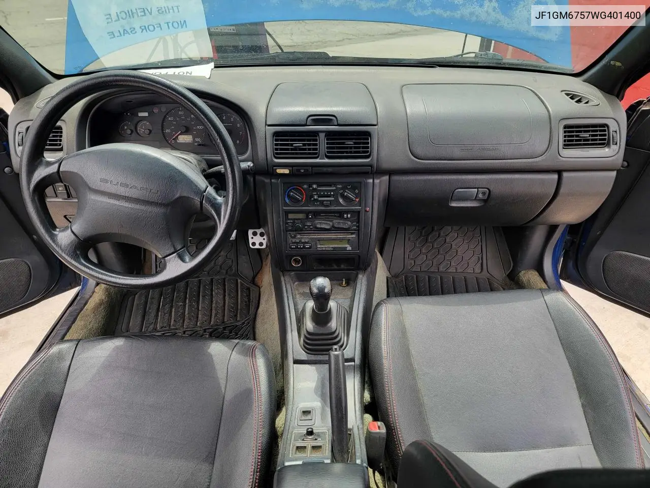 1998 Subaru Impreza Rs VIN: JF1GM6757WG401400 Lot: 56074165