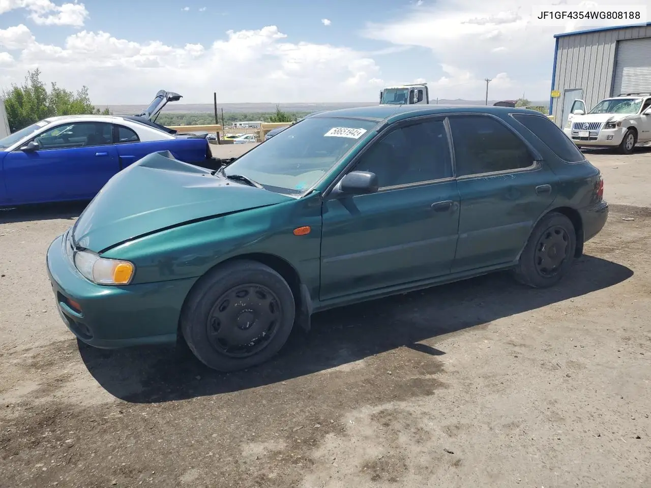 1998 Subaru Impreza L VIN: JF1GF4354WG808188 Lot: 58651945
