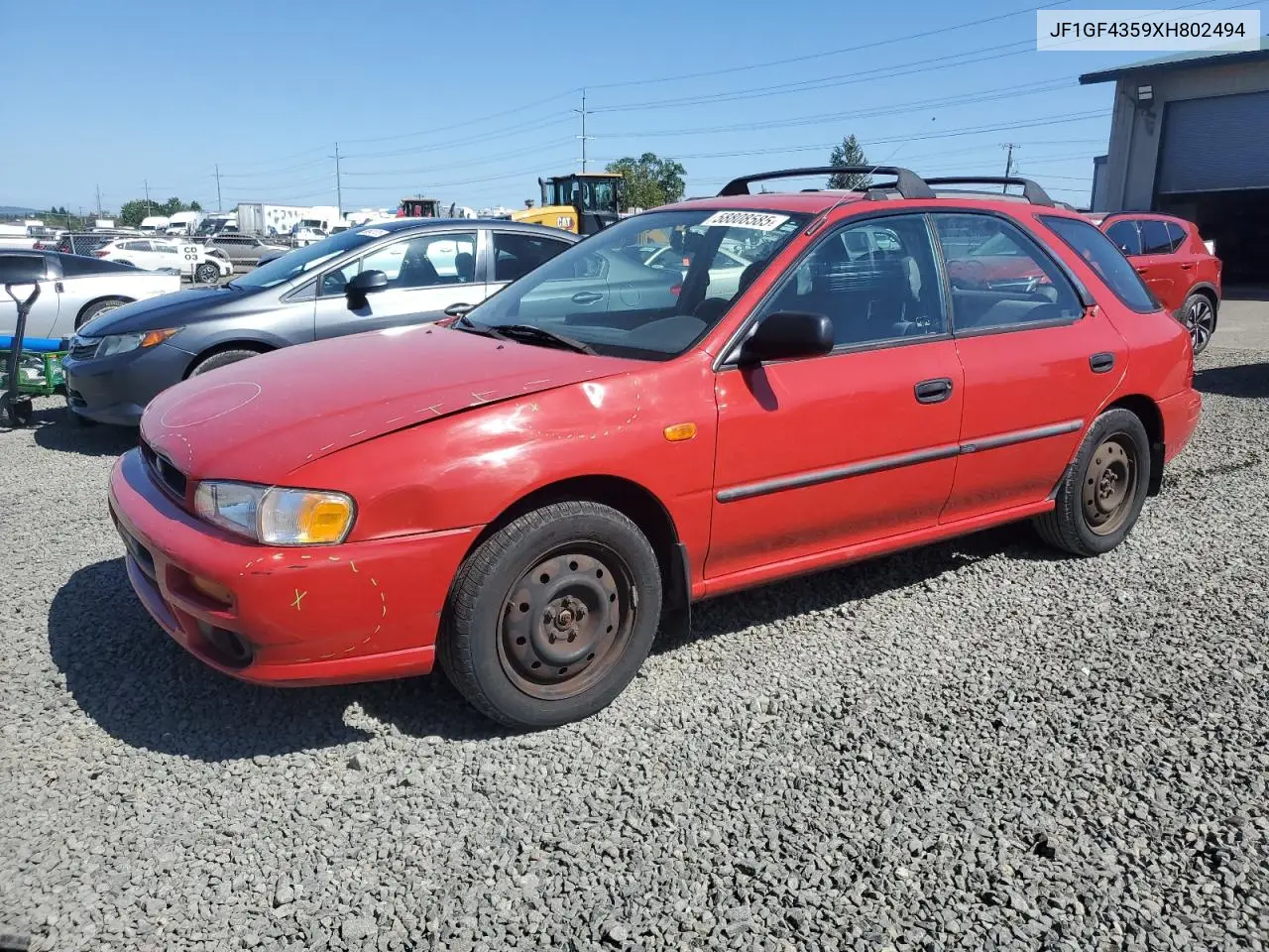 1999 Subaru Impreza L VIN: JF1GF4359XH802494 Lot: 58808585