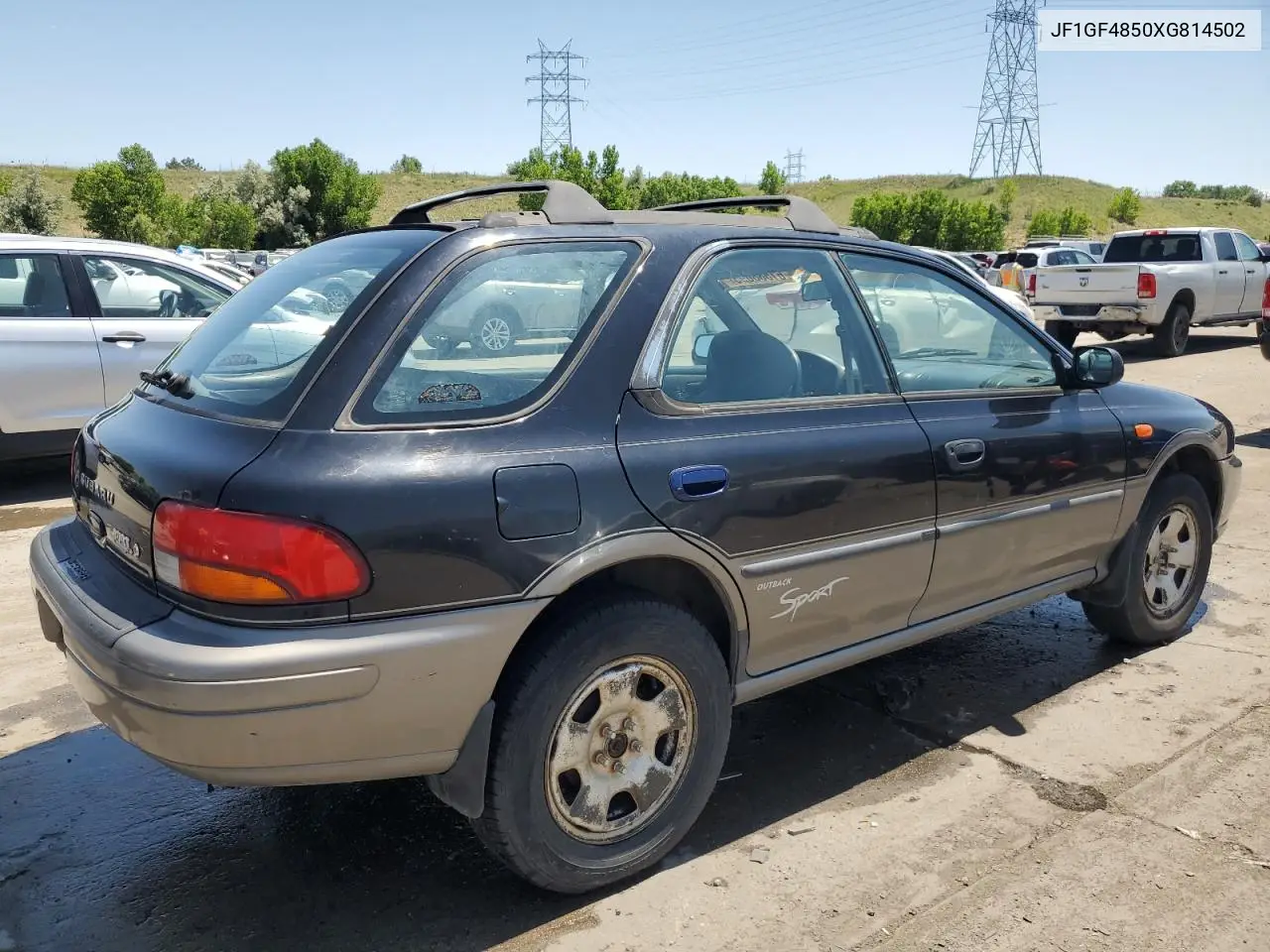 1999 Subaru Impreza Outback Sport VIN: JF1GF4850XG814502 Lot: 61588695