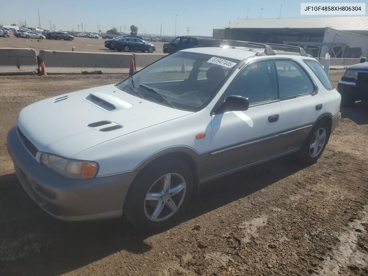 1999 Subaru Impreza Outback Sport VIN: JF1GF4858XH806304 Lot: 61947445