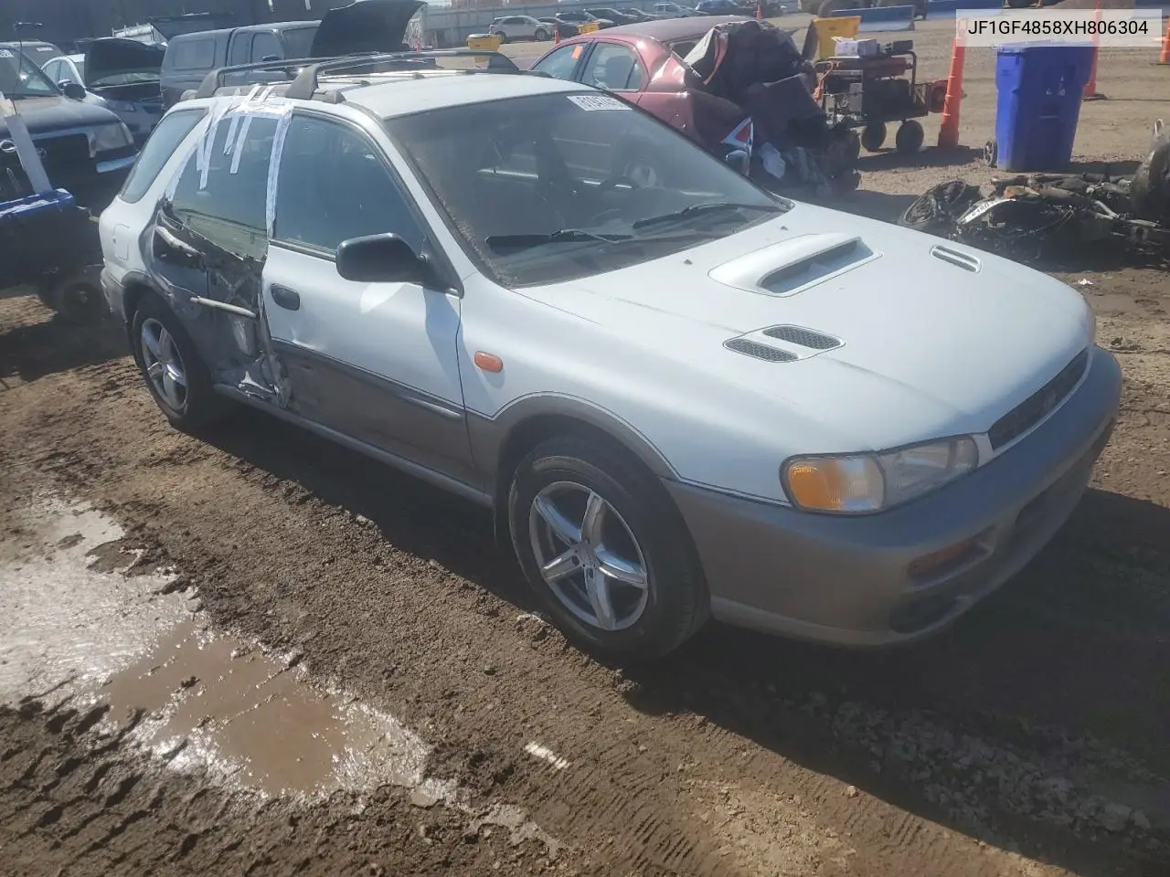 1999 Subaru Impreza Outback Sport VIN: JF1GF4858XH806304 Lot: 61947445