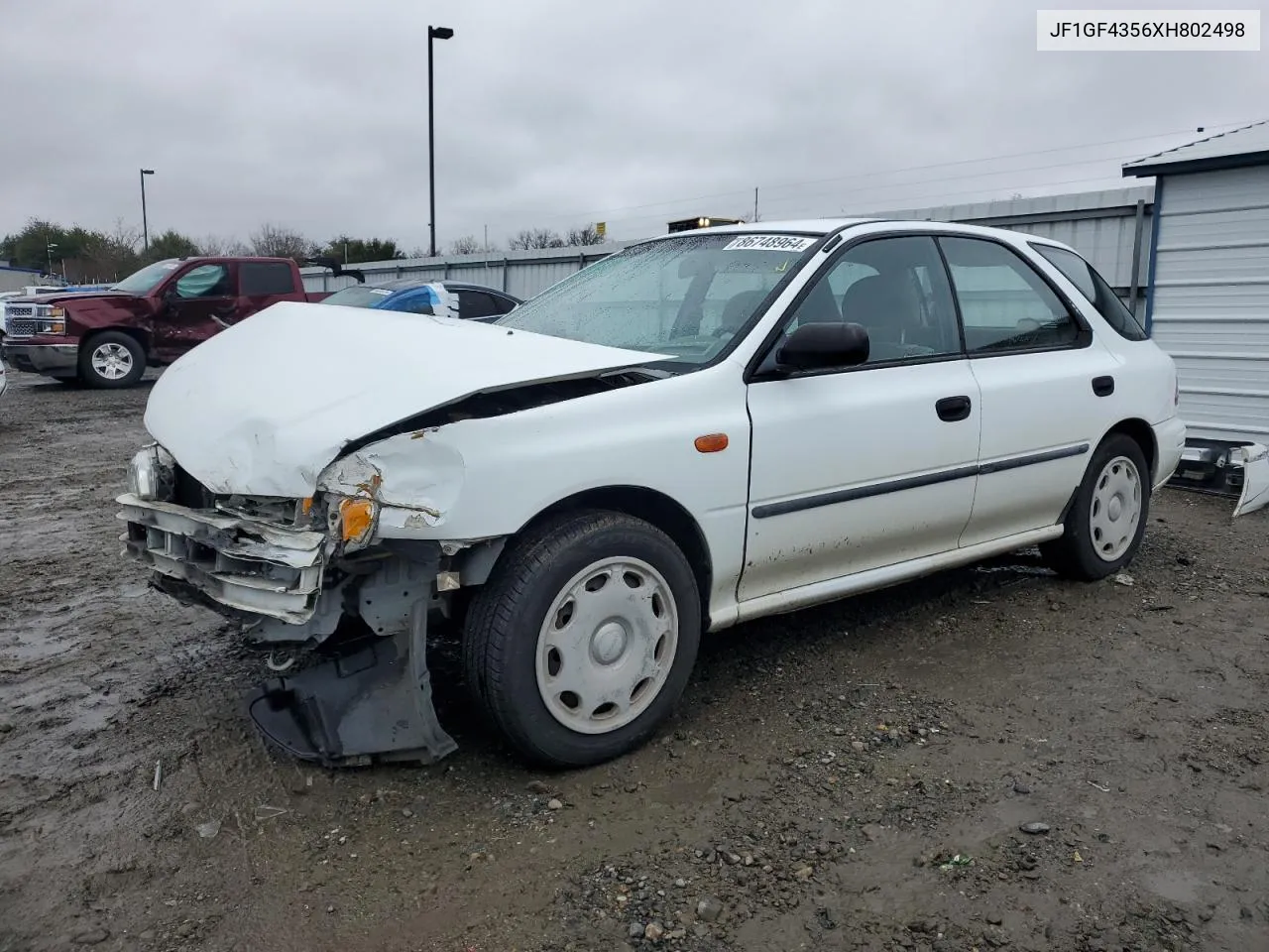 1999 Subaru Impreza L VIN: JF1GF4356XH802498 Lot: 86748964